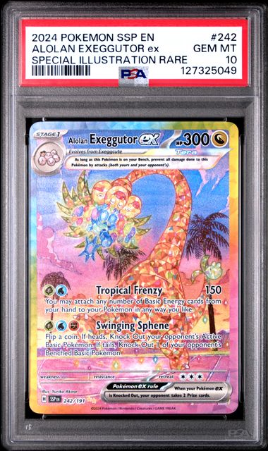 Alolan Exeggutor EX - PSA 10 – Jarocards