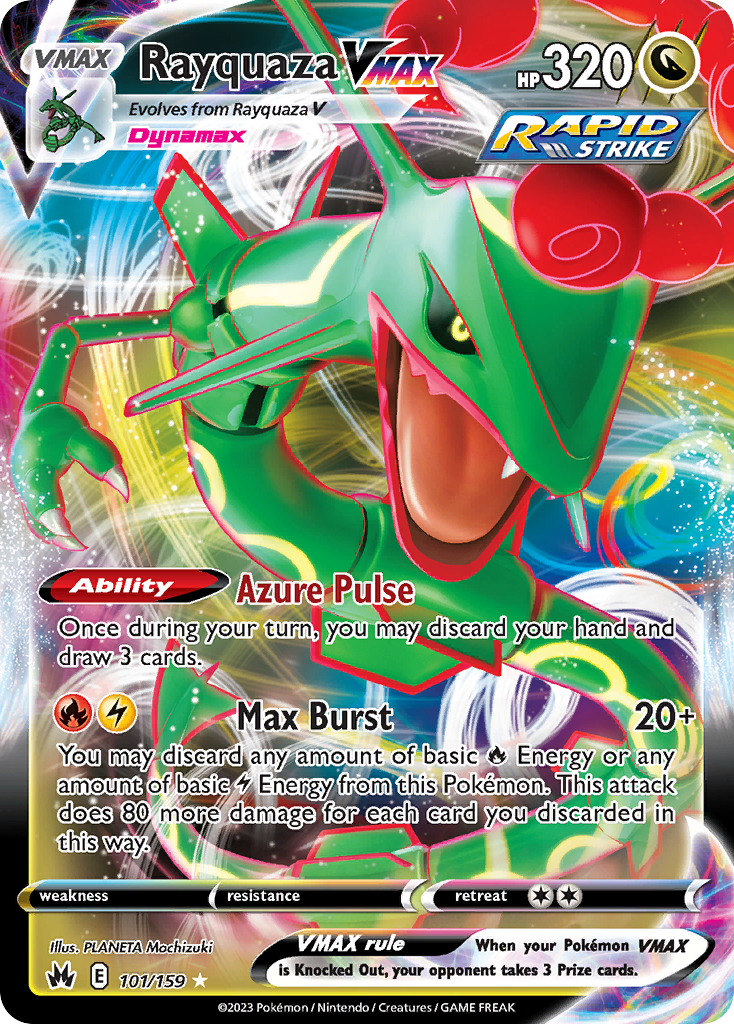 Rayquaza VMAX #101/159 - Crown Zenith