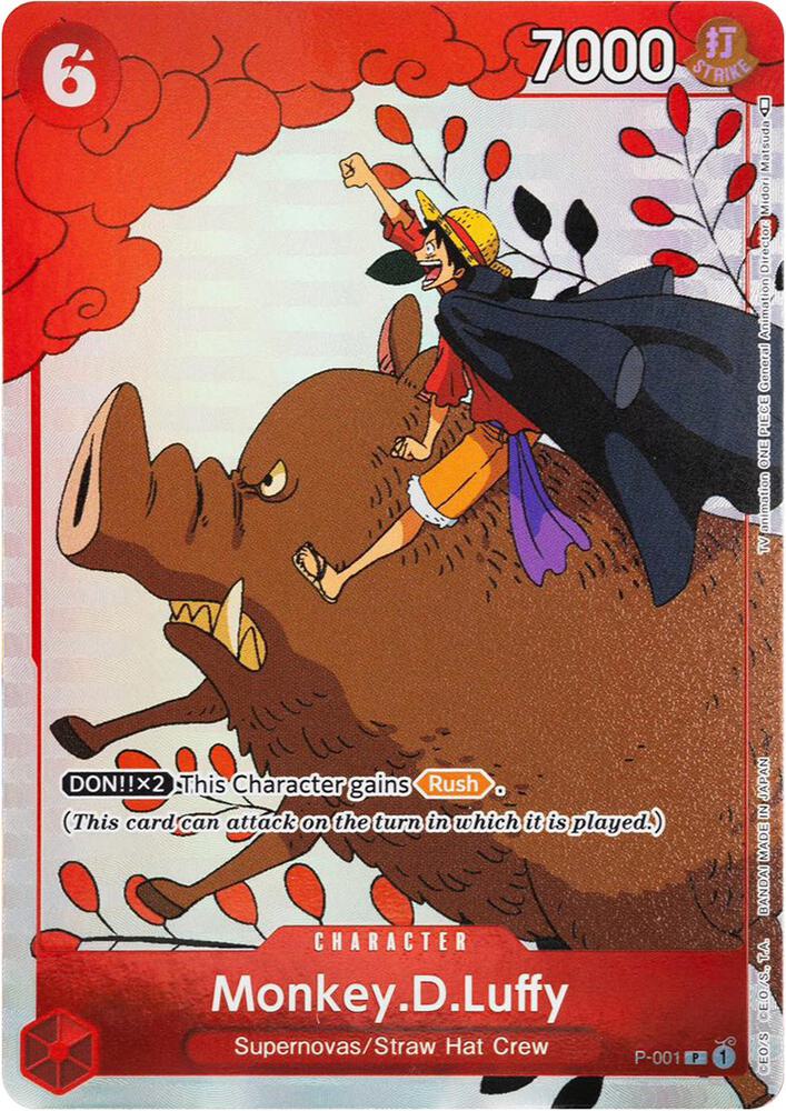 Monkey D. Luffy P-001 - 2023 Premium Collection Promo