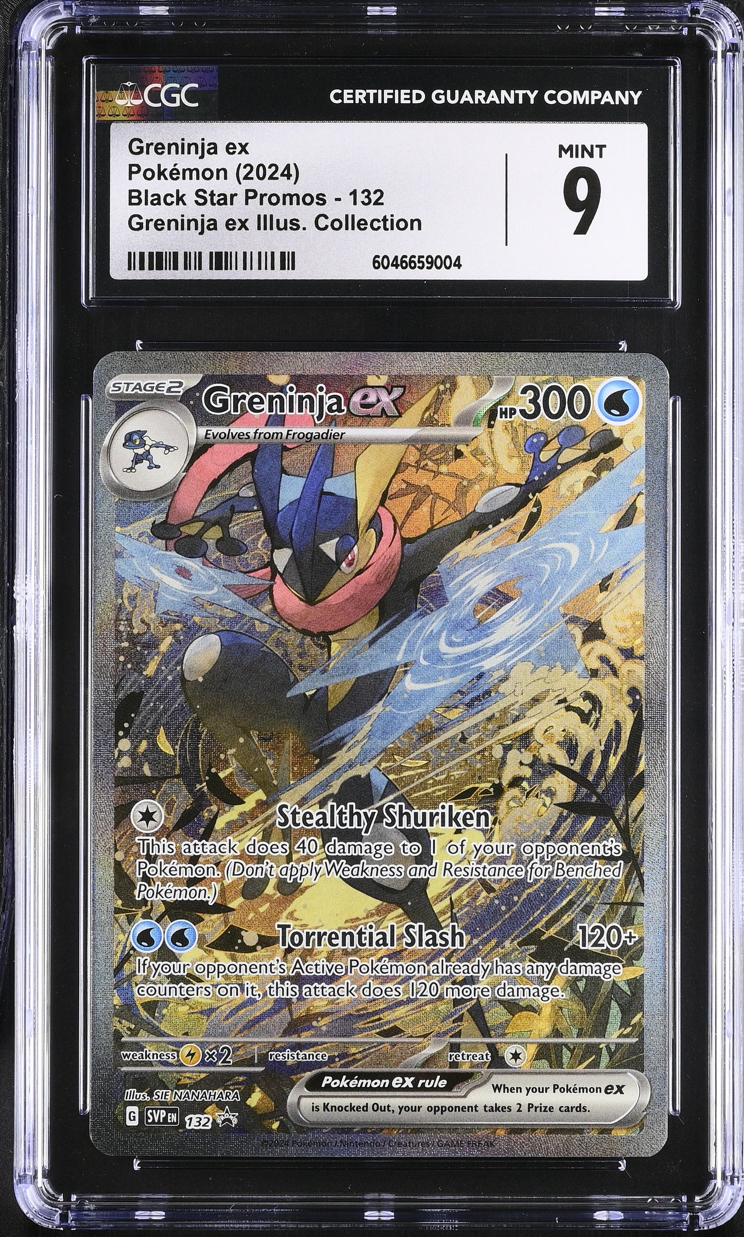 Greninja EX #132 - SVP - CGC 9