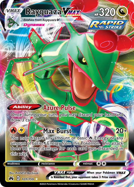 Rayquaza VMAX #101/159 - Crown Zenith