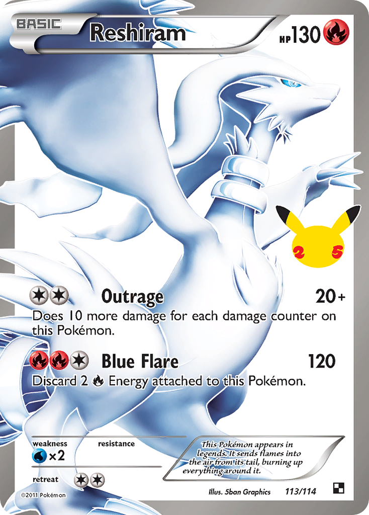 Reshiram #113/114 - Celebrations