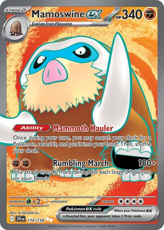 Mamoswine EX #174/159 - SV09