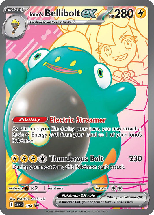 Iono's Bellibolt EX #194 Promo - SV