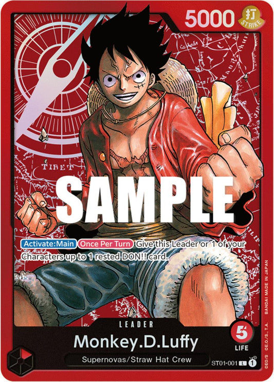 Monkey D. Luffy ST01-001 - Starter Deck 1 (ERRATA)
