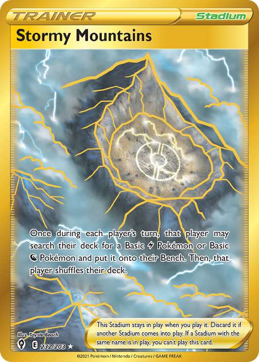 Stormy Mountains #232/203 - Evolving Skies
