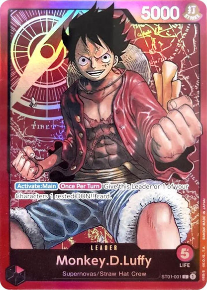 Monkey D. Luffy ST01-001 - Starter Deck 1 (PRE ERRATA)