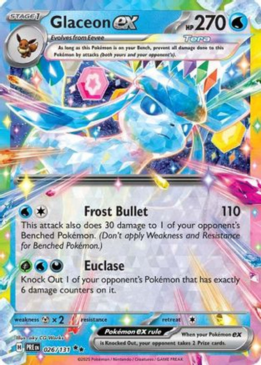 Glaceon EX - #026/131 - SV8.5