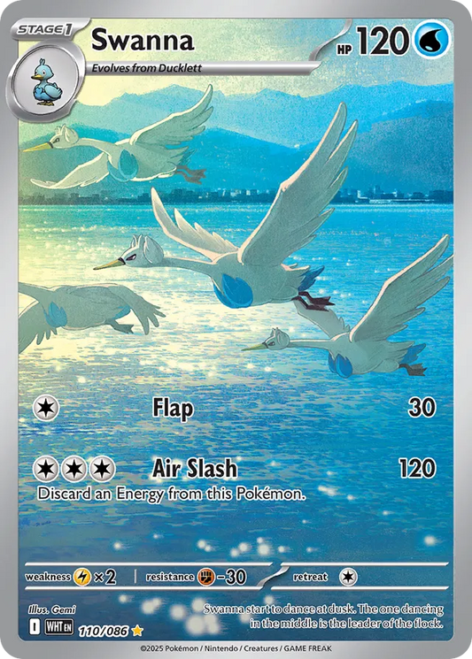 Swanna #110/086 - White Flare SV11W