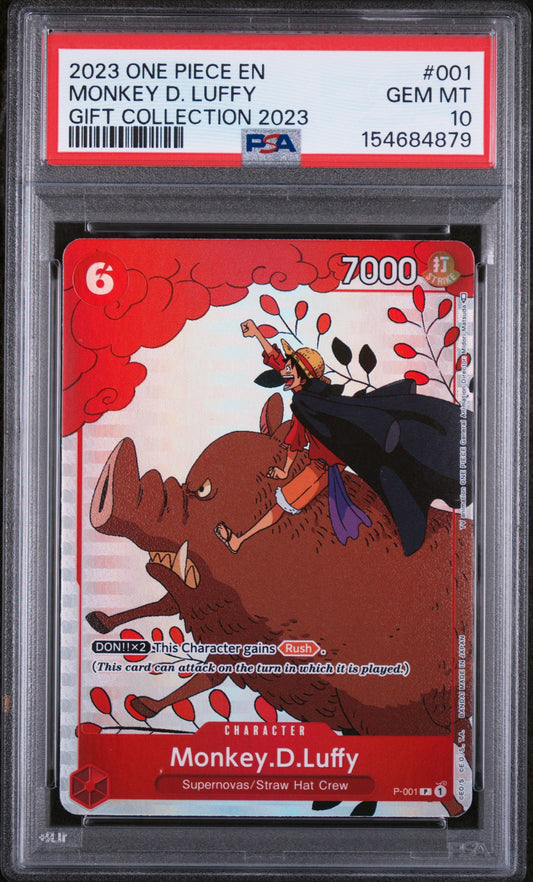 Monkey D Luffy P-001 (2023 Gift Collection) - PSA 10