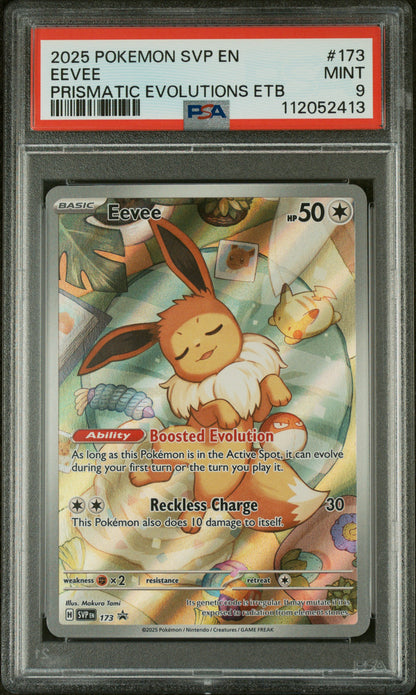 Eevee #173 Black Star Promo - PSA 9