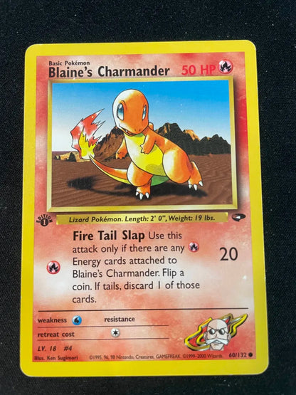 Blaine's Charmander [1st Edition] 60/132 - Gym Challenge (LP)