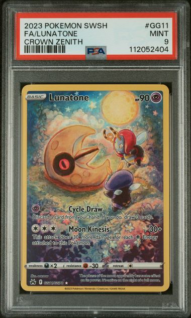Lunatone #GG11/GG70 - PSA 9