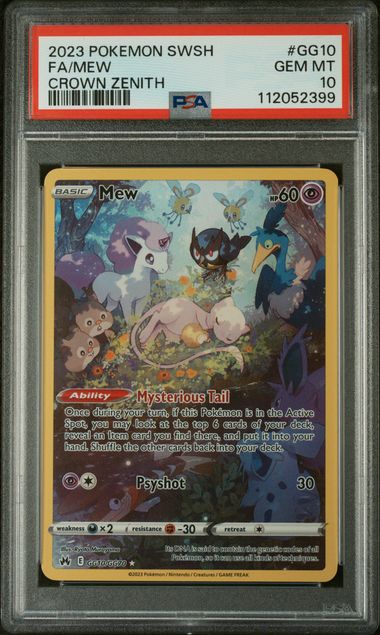 Mew #GG10/GG70 - PSA 10