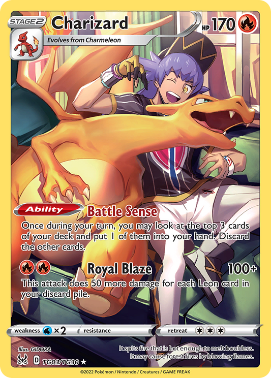 Charizard #TG03/TG30 - Lost Origin