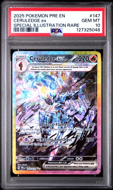 Ceruledge EX #147- PSA 10