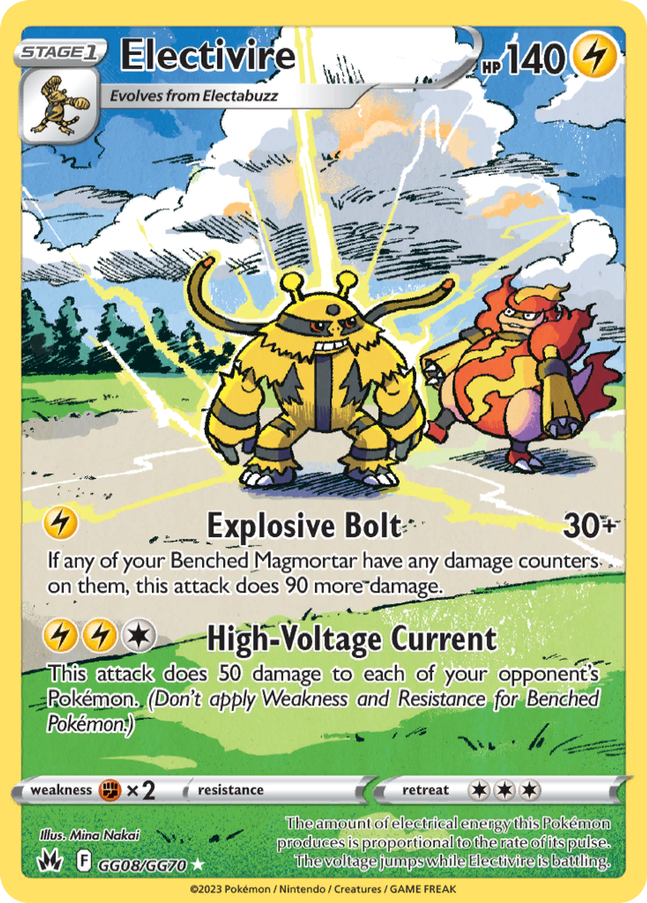 Electivire GG08/GG70 - Crown Zenith