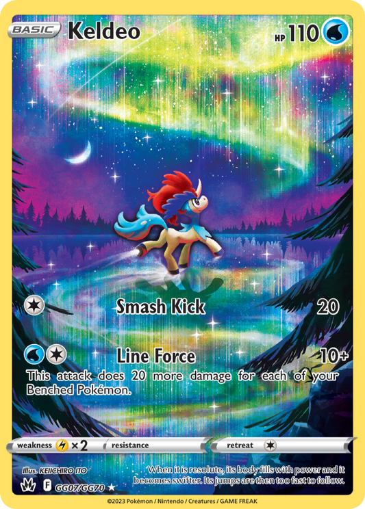 Keldeo GG07/GG70 - Crown Zenith