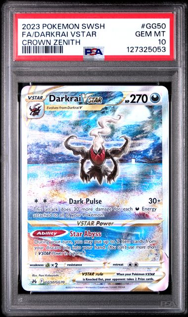 Darkrai VSTAR #GG50 - PSA 10