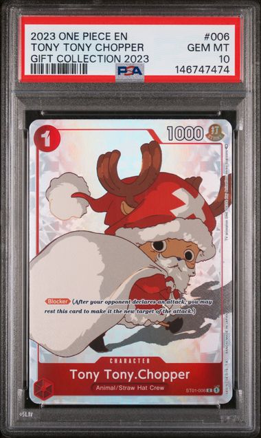 Tony Tony Chopper 2023 One Piece Gift Collection #006 - PSA 10